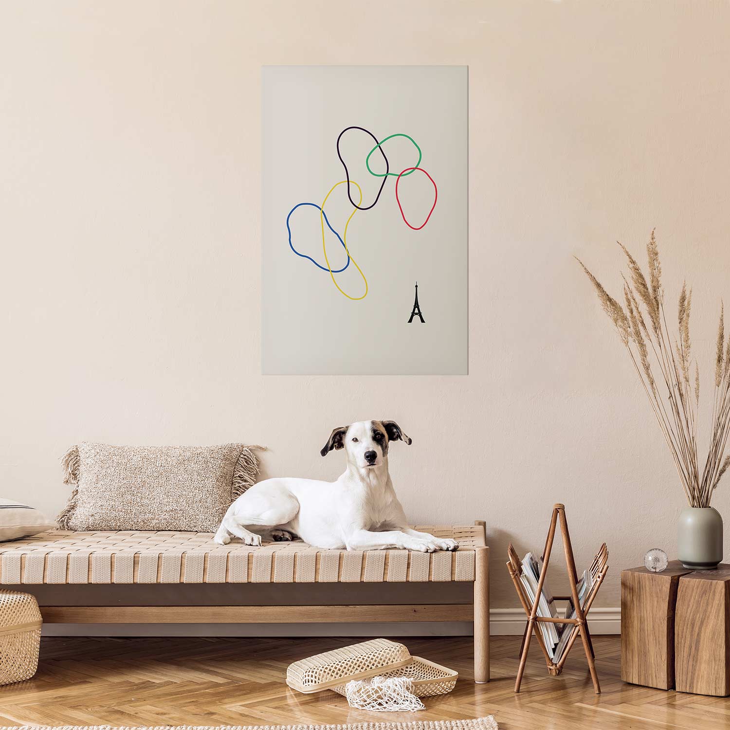 Colorful Circles Minimalist Poster