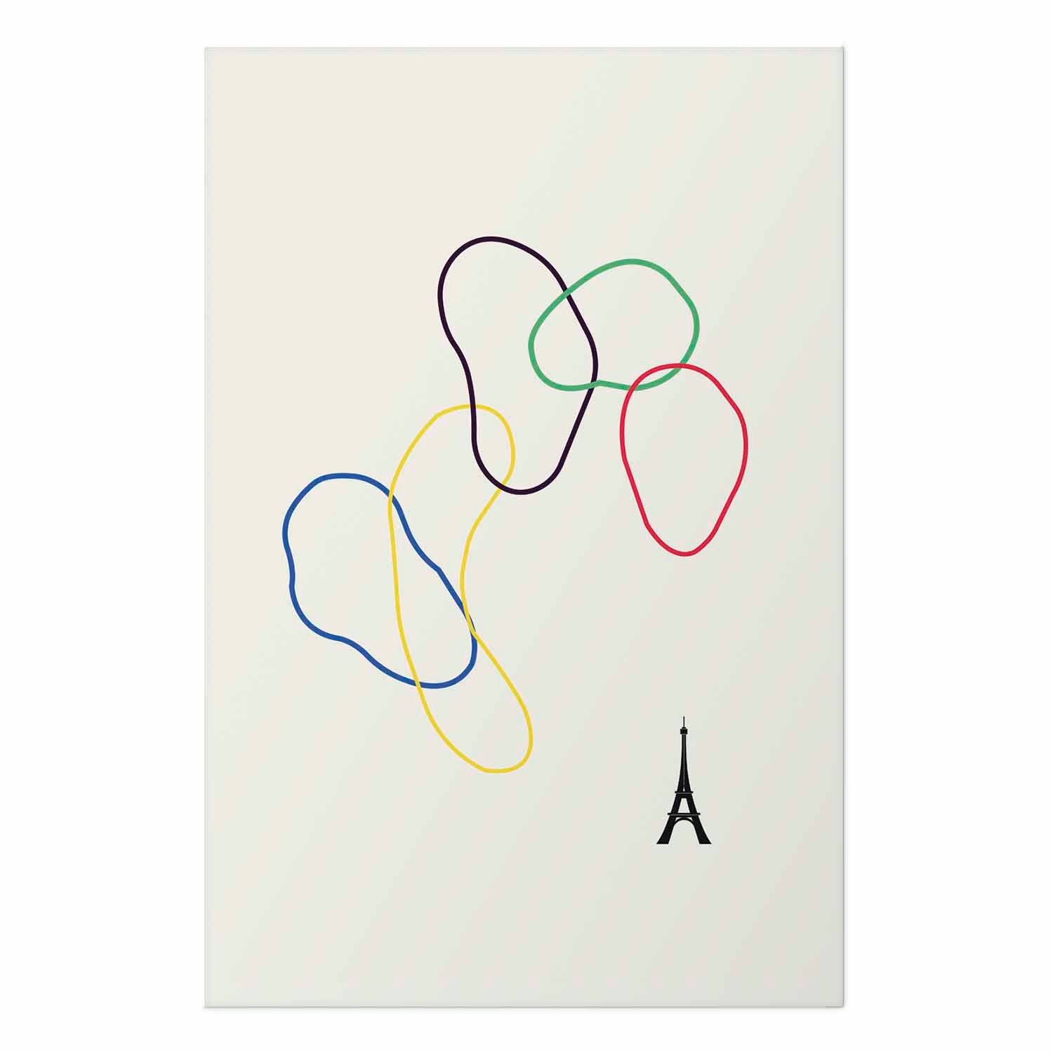 Colorful Circles Minimalist Poster