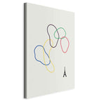 Colorful Rings Canvas Print for Stylish Interiors