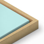 Canvas Print of Abstract Sculpture with Purple Halo