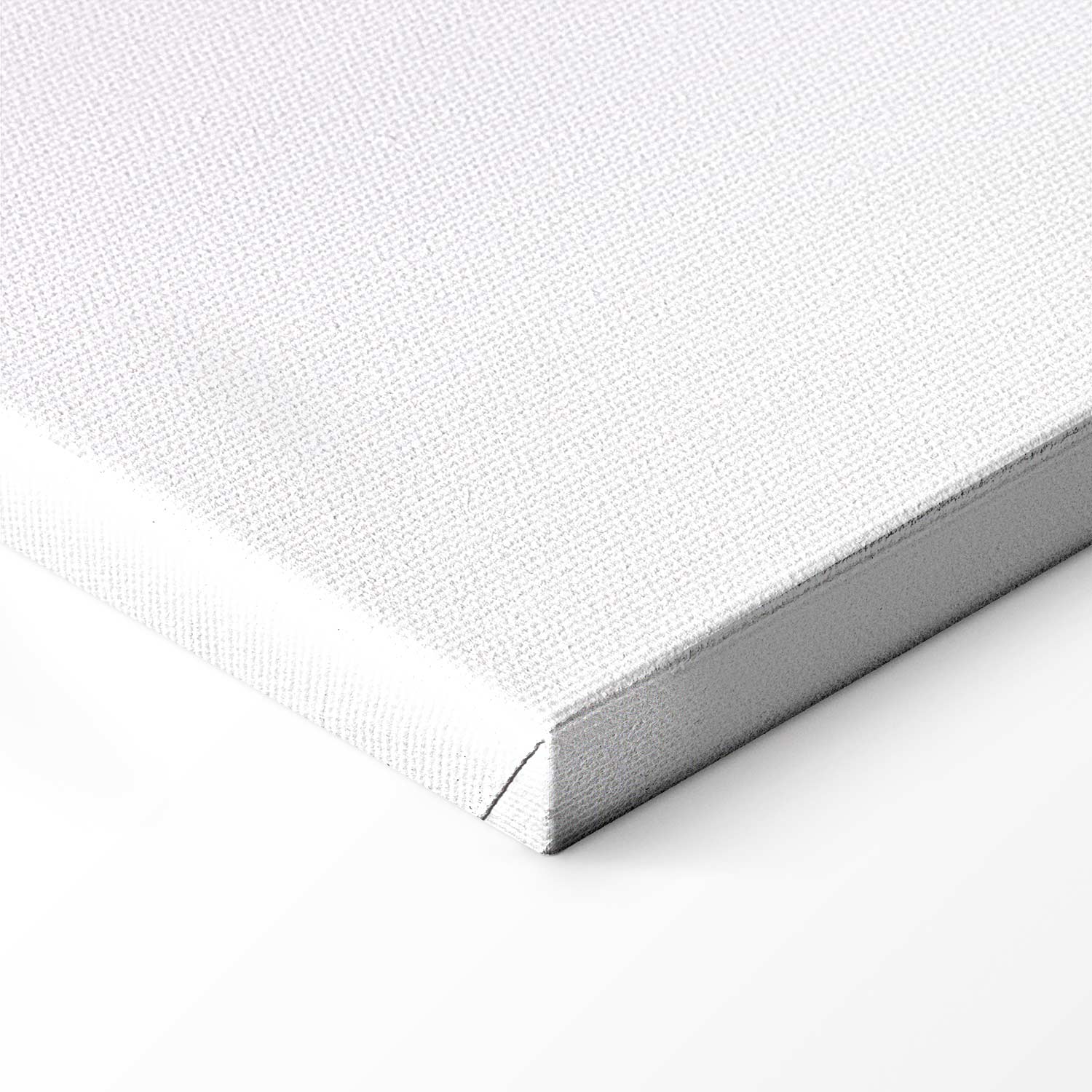 Metallic Abstract Silver Forms Mint-Purple Canvas Print