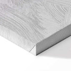 Metallic Abstract Silver Forms Mint-Purple Canvas Print