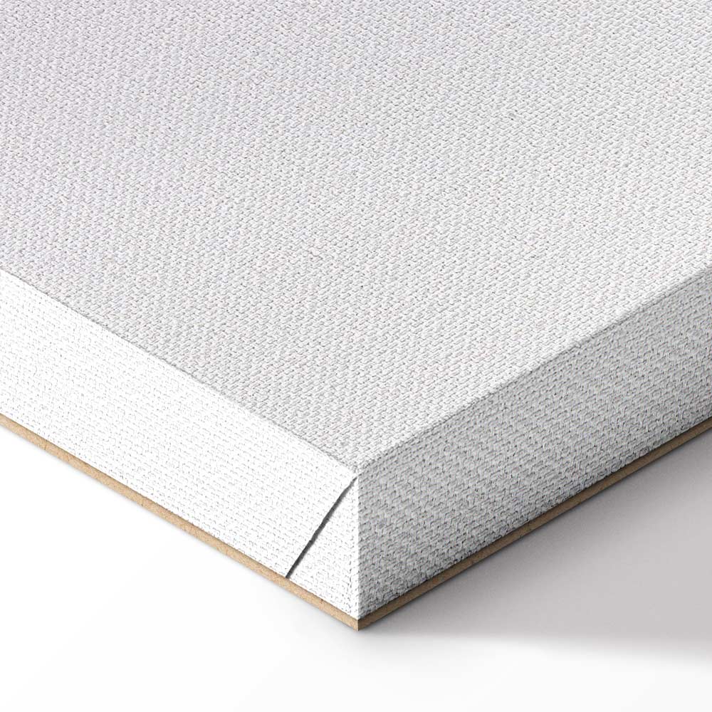 Metallic Abstract Silver Forms Mint-Purple Canvas Print