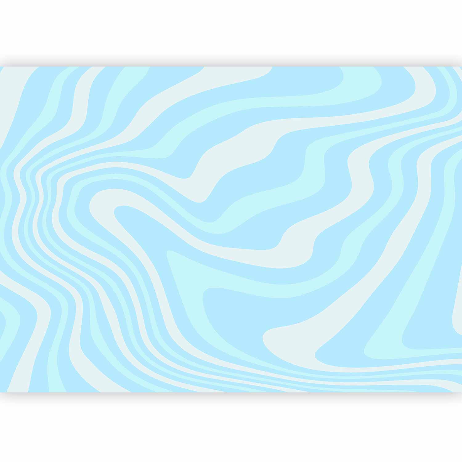 Stunning Wall Mural with Abstract Wave Design