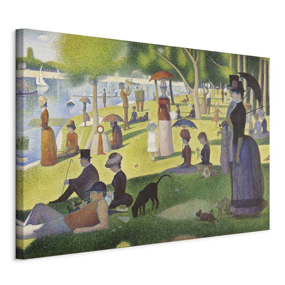 La Grande Jatte Pointillism Classic Canvas Print