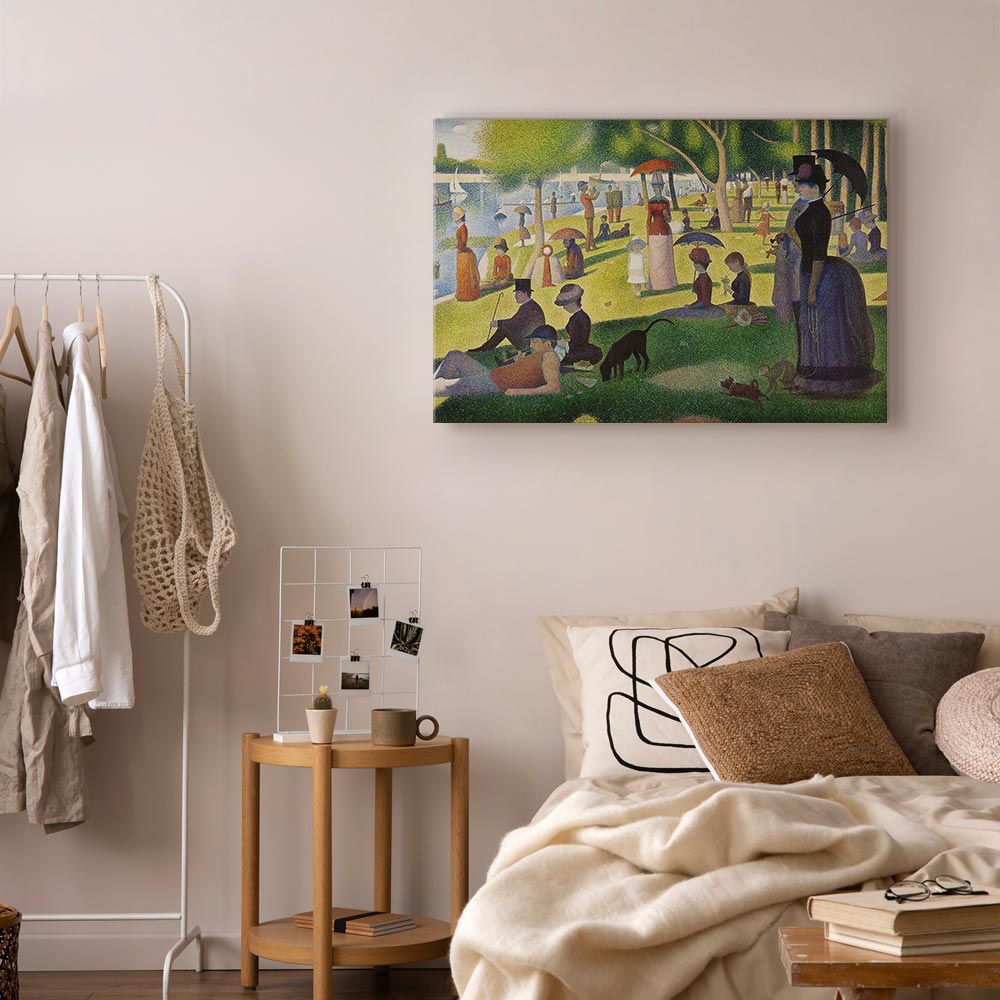 La Grande Jatte Pointillism Classic Canvas Print