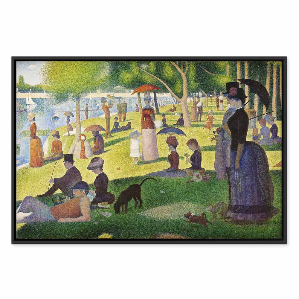 La Grande Jatte Pointillism Classic Canvas Print