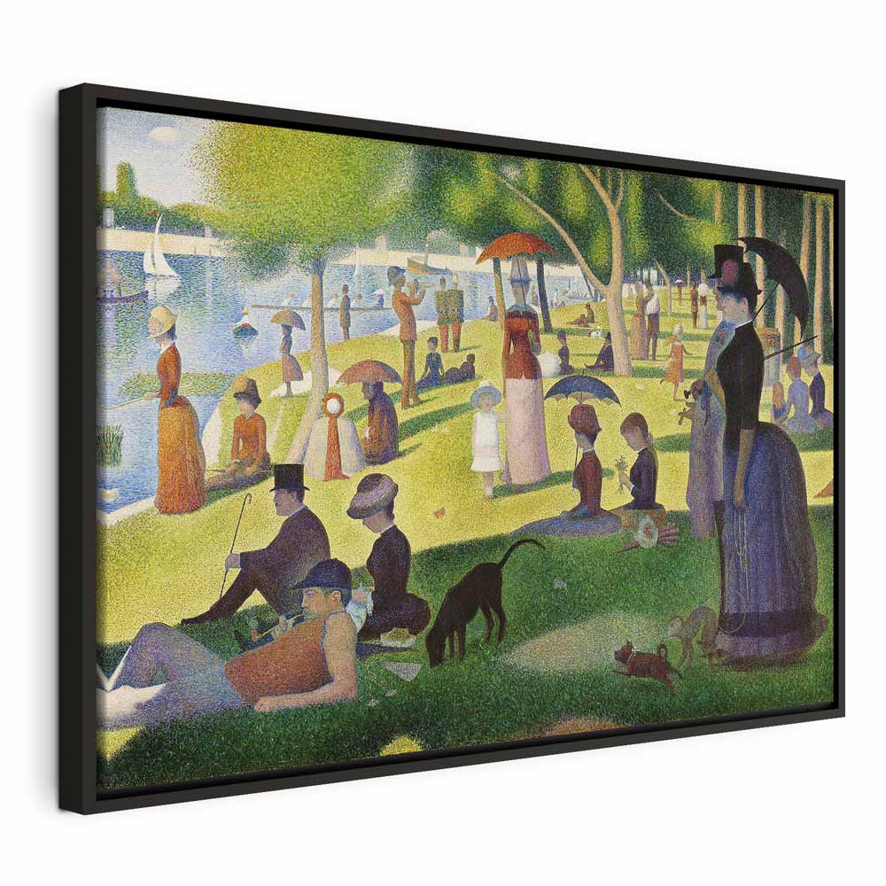La Grande Jatte Pointillism Classic Canvas Print