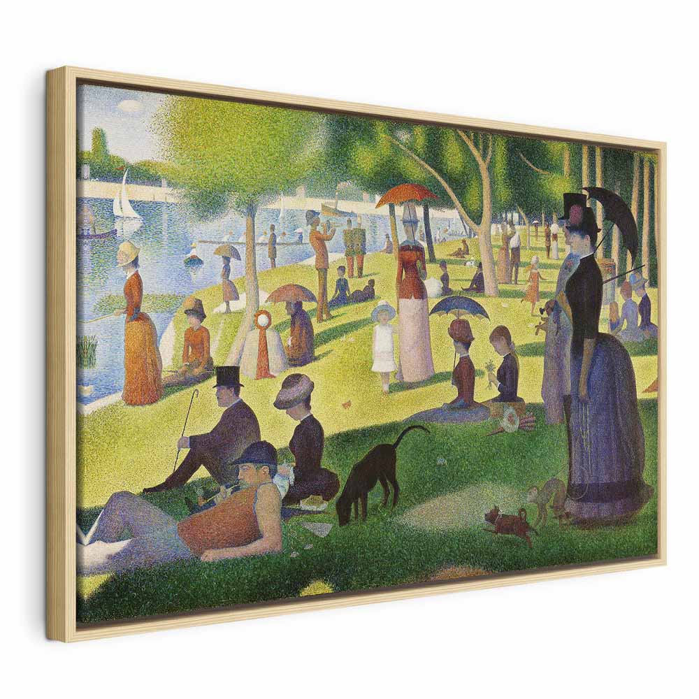La Grande Jatte Pointillism Classic Canvas Print