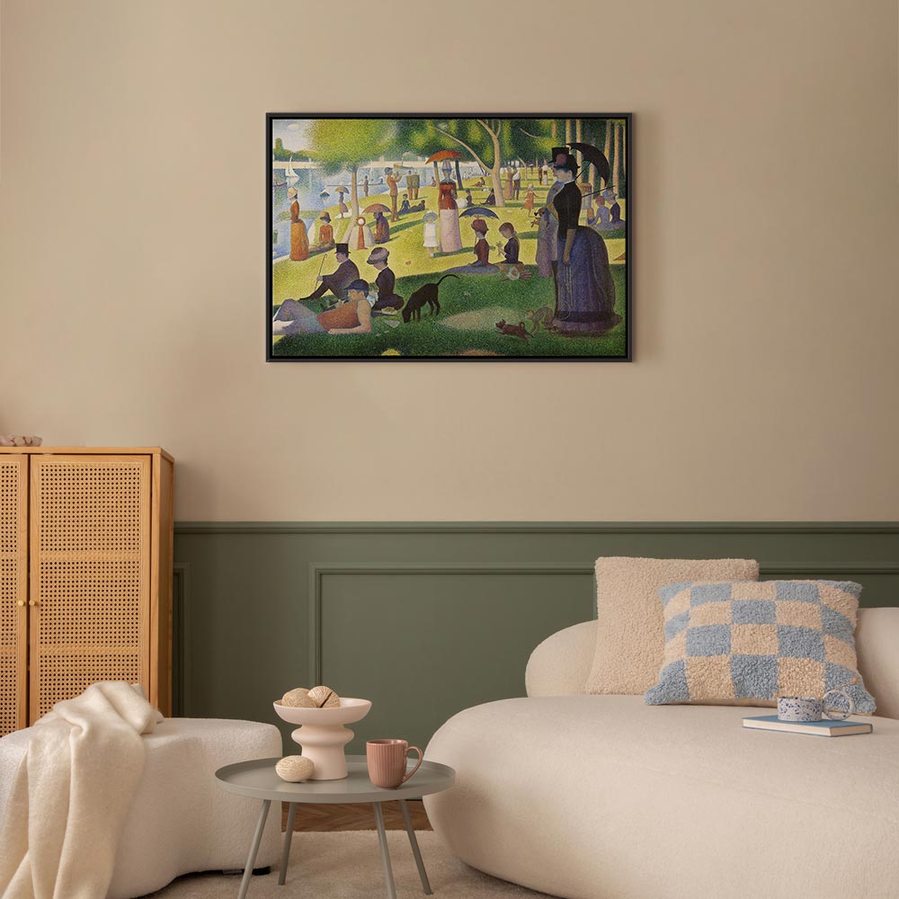 La Grande Jatte Pointillism Classic Canvas Print