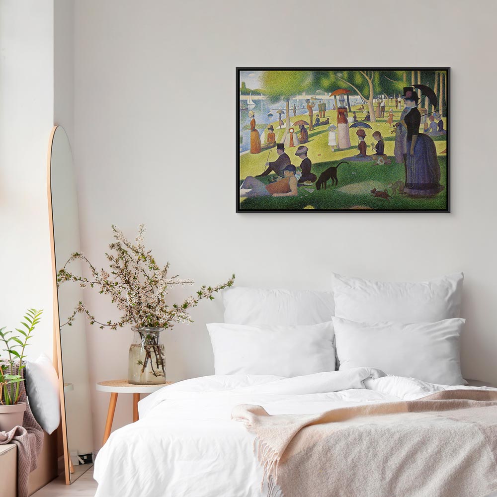 La Grande Jatte Pointillism Classic Canvas Print