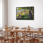 La Grande Jatte Pointillism Classic Canvas Print