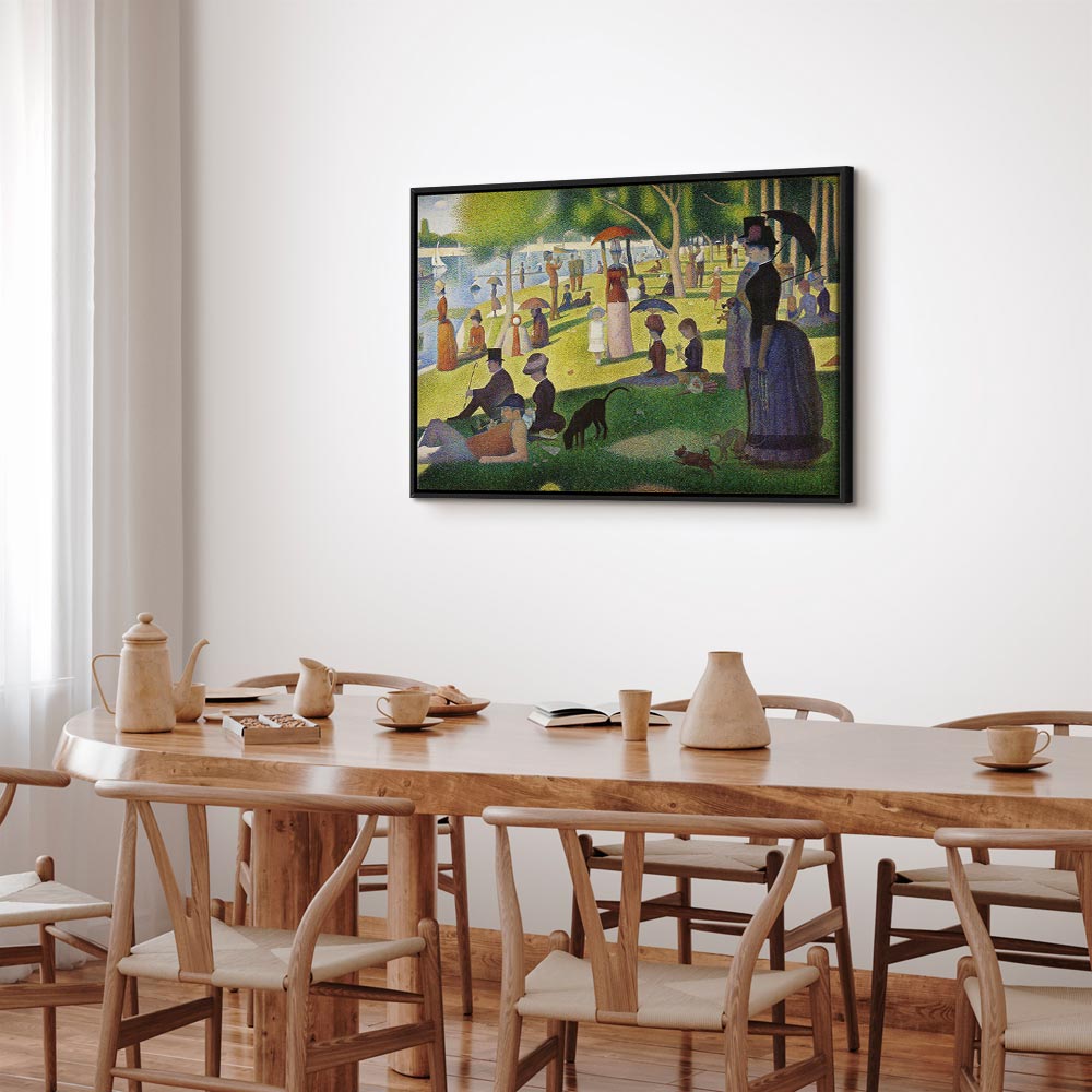 La Grande Jatte Pointillism Classic Canvas Print