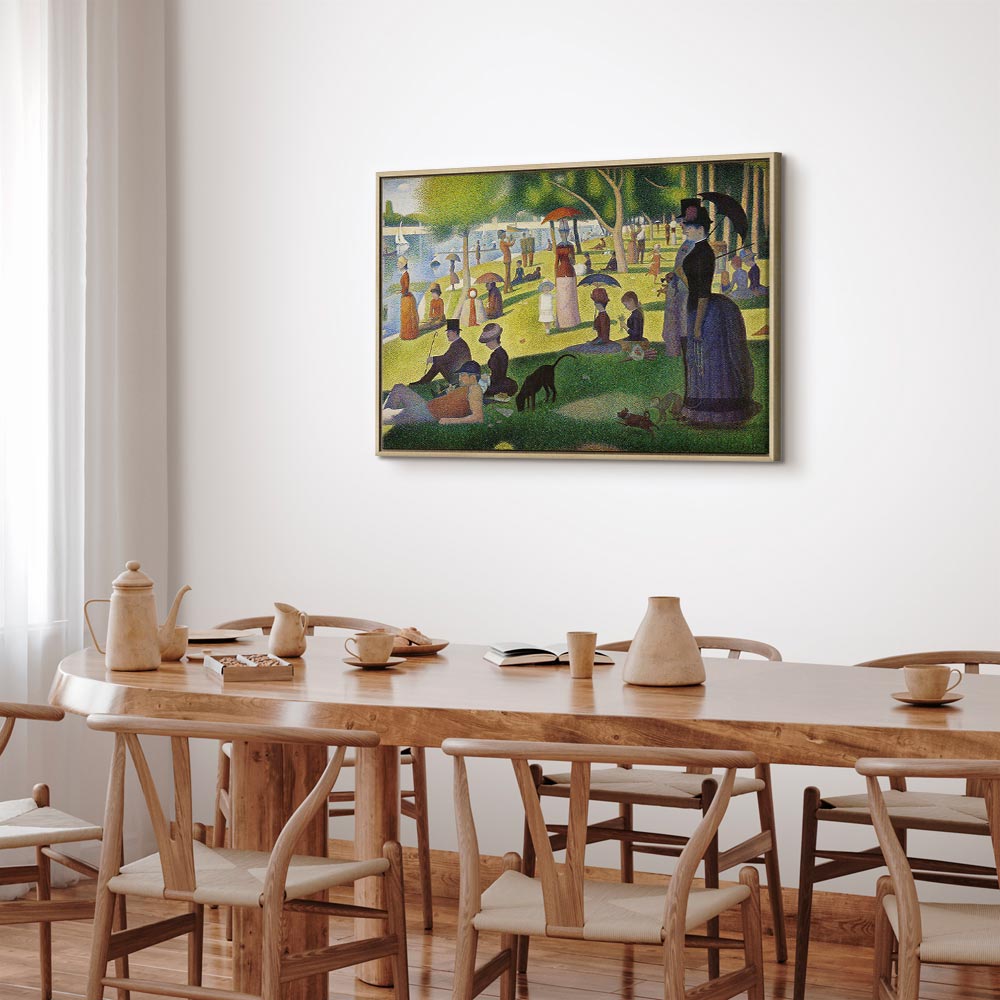 La Grande Jatte Pointillism Classic Canvas Print