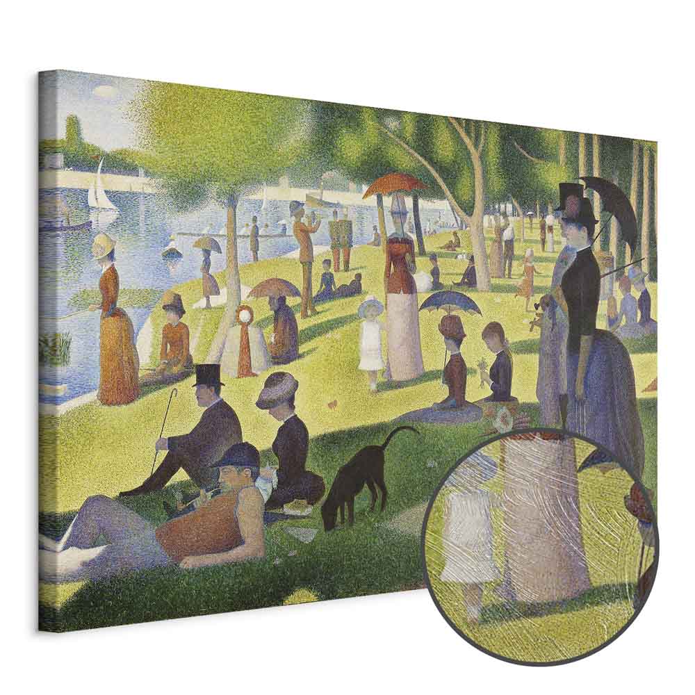 La Grande Jatte Pointillism Classic Canvas Print
