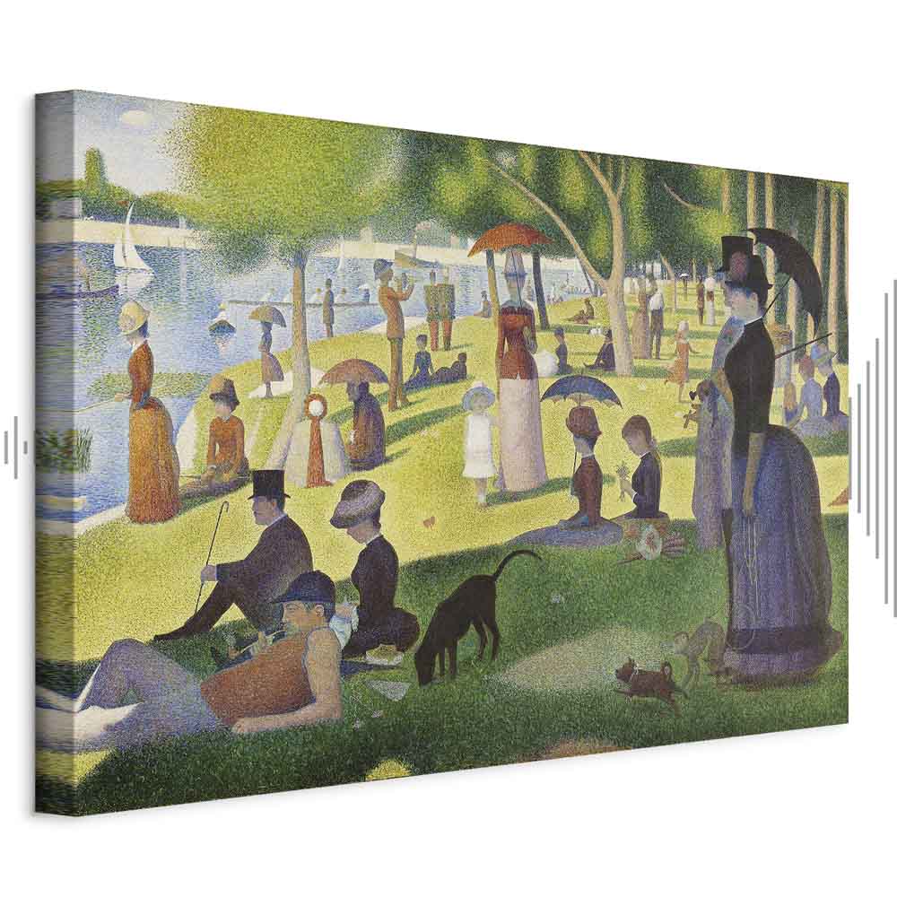 La Grande Jatte Pointillism Classic Canvas Print