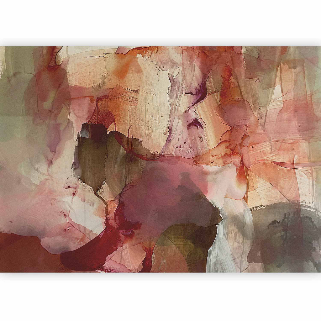 Spring Watercolor Abstract Wall Mural