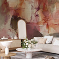 Spring Watercolor Abstract Wall Mural