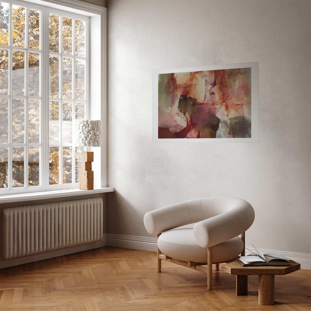 Abstract Spring Watercolor Composition Poster