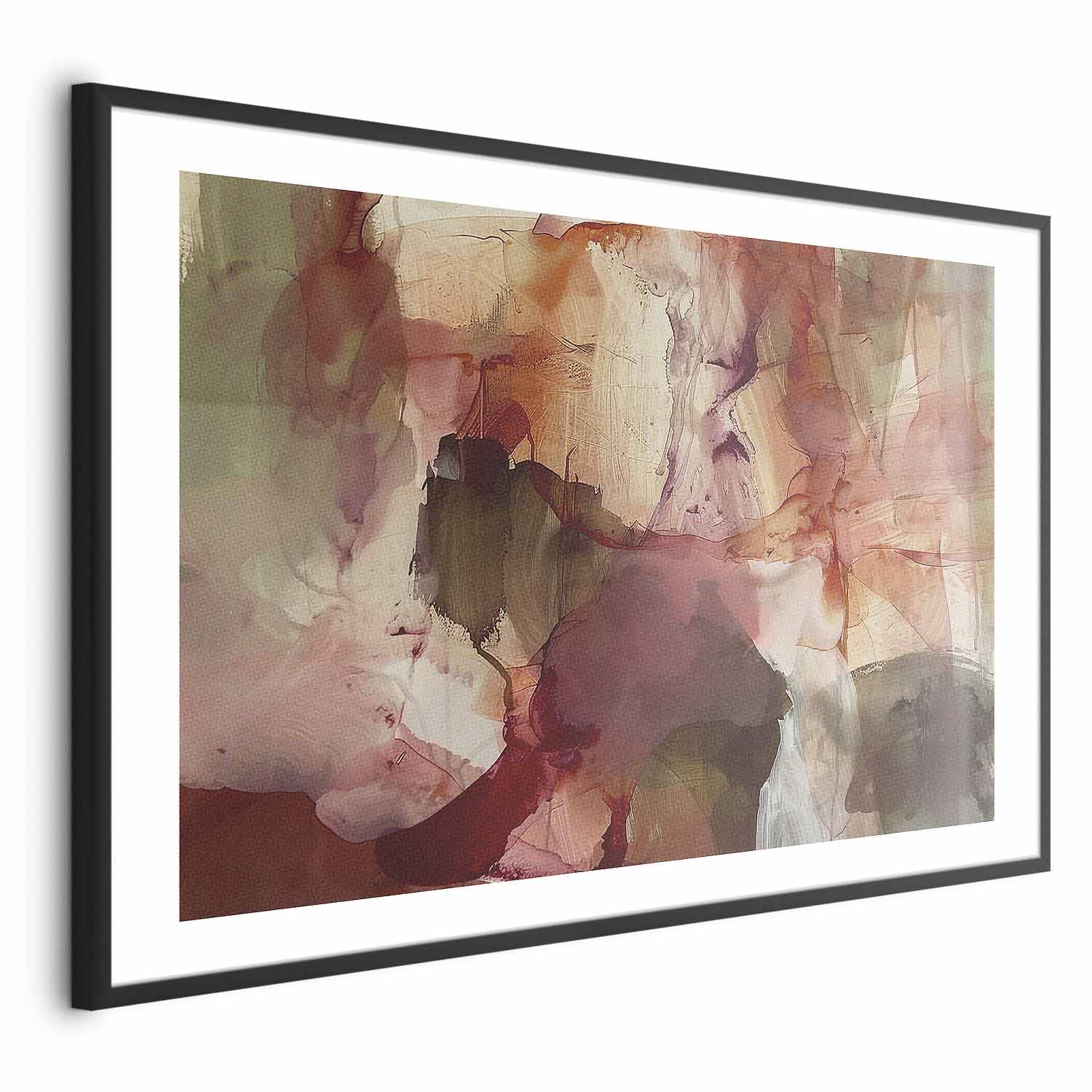 Abstract Spring Watercolor Composition Poster