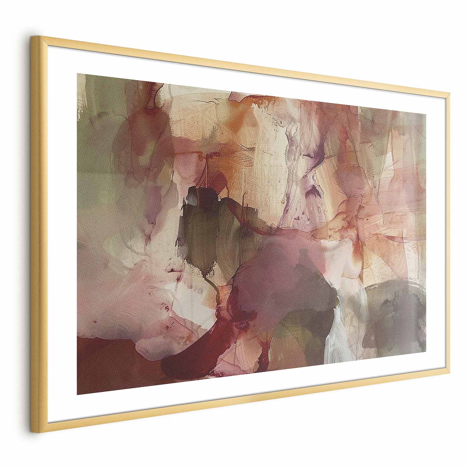 Abstract Spring Watercolor Composition Poster