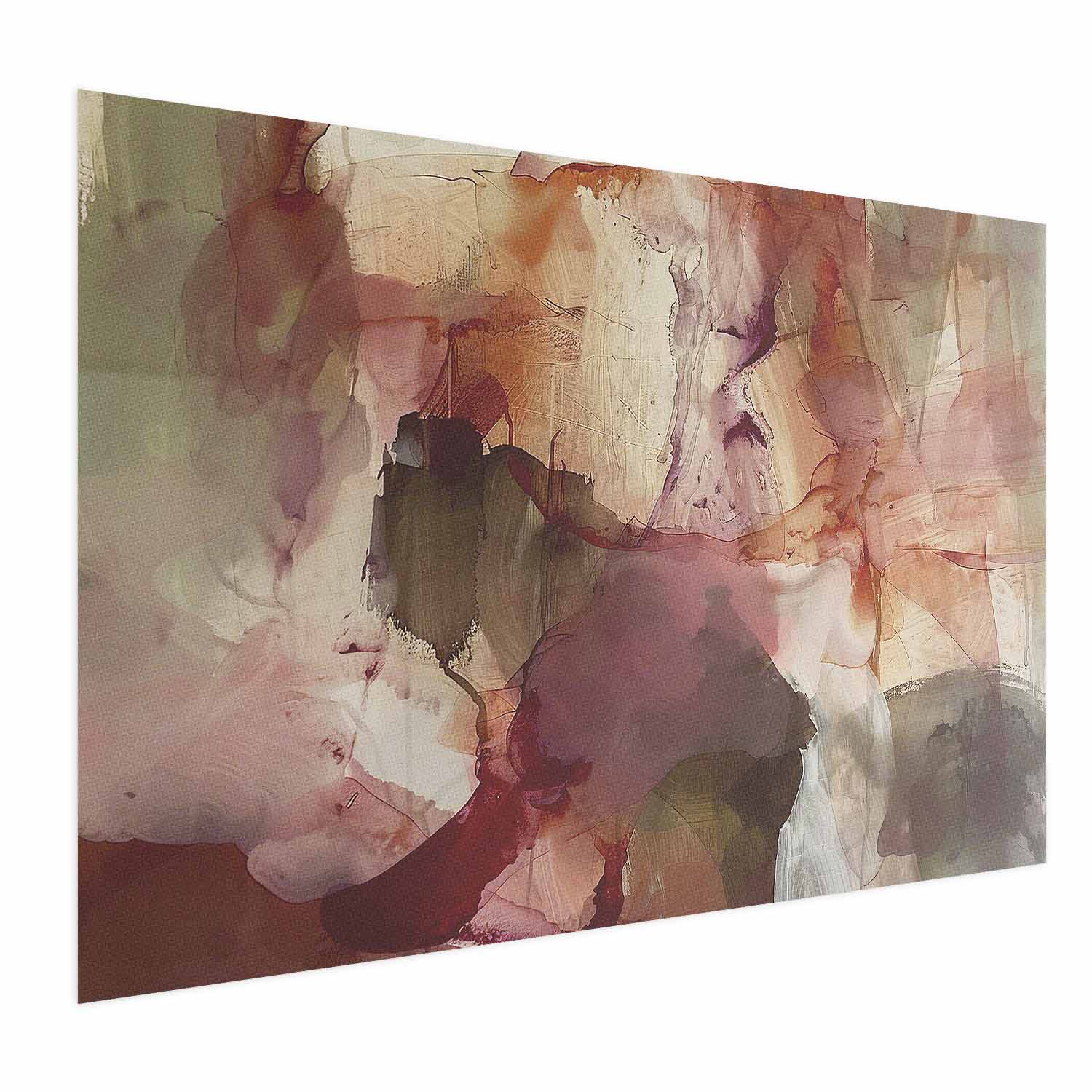 Abstract Spring Watercolor Composition Poster