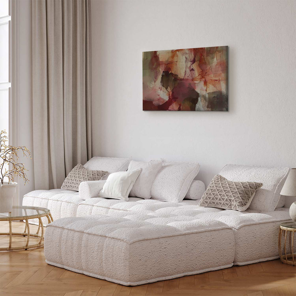 Abstract Spring Watercolor Composition Canvas Print