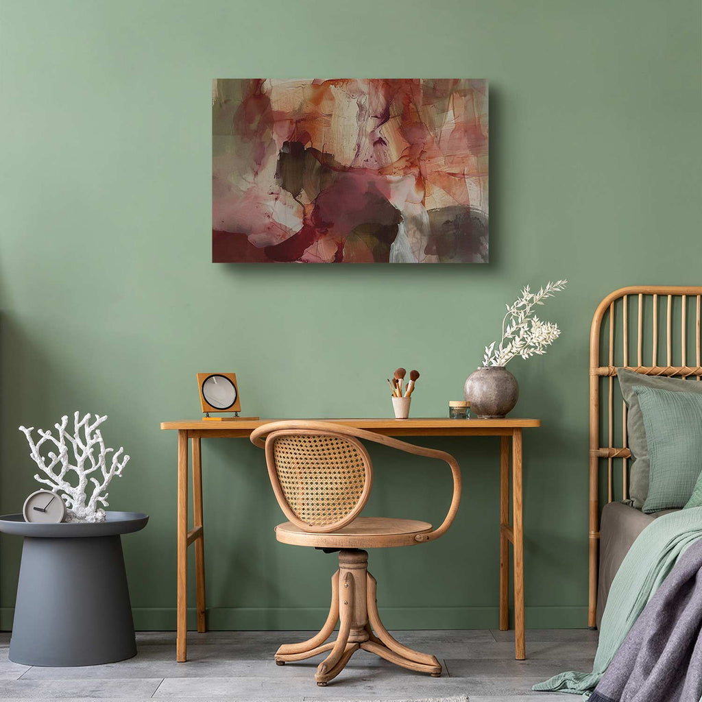 Abstract Spring Watercolor Composition Canvas Print