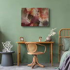 Abstract Spring Watercolor Composition Canvas Print