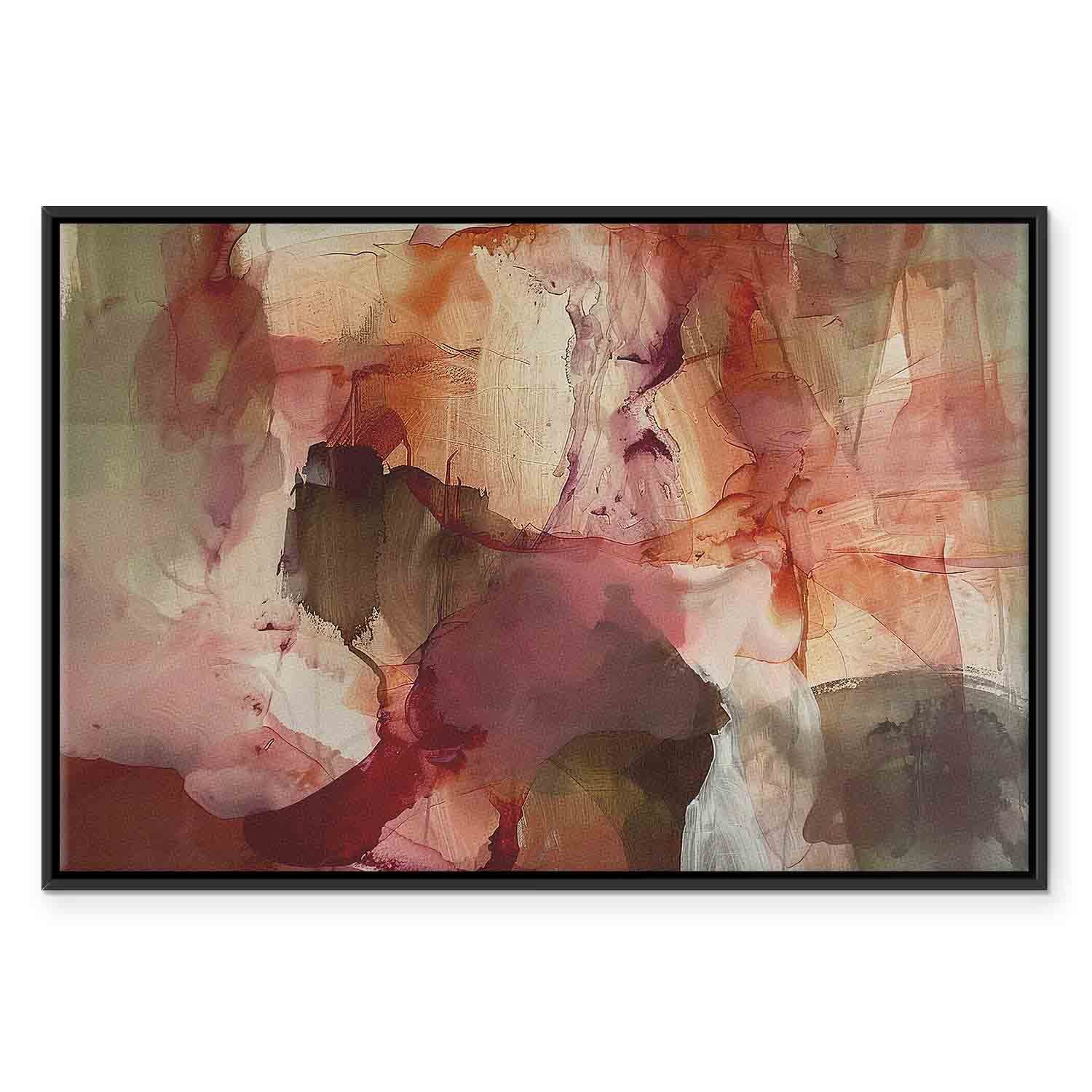 Abstract Spring Watercolor Composition Canvas Print