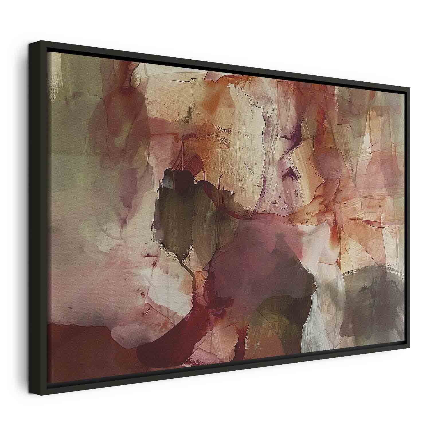 Abstract Spring Watercolor Composition Canvas Print