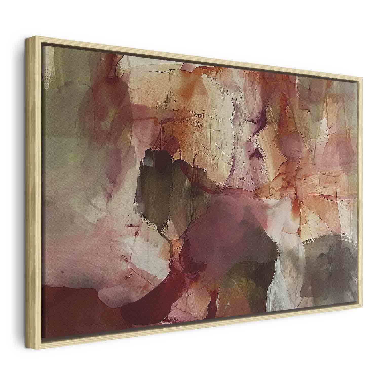 Abstract Spring Watercolor Composition Canvas Print