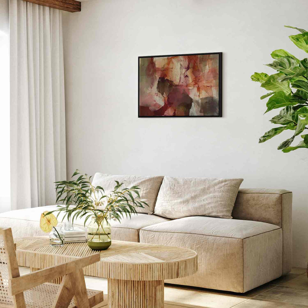 Abstract Spring Watercolor Composition Canvas Print