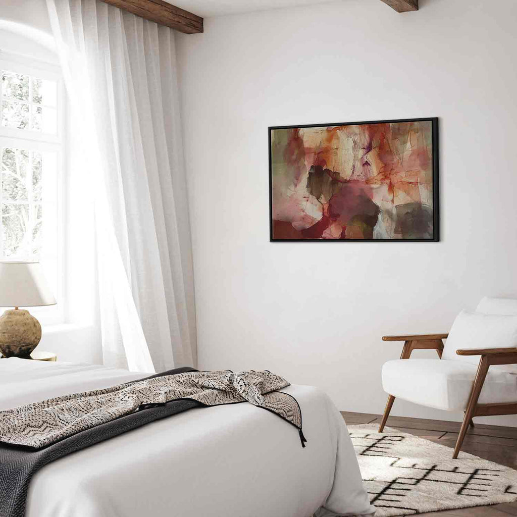 Abstract Spring Watercolor Composition Canvas Print