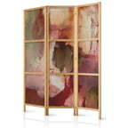 Japanese Room Divider with Rose Abstraction