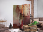 Stylish Room Divider with Artistic Watercolor Design