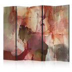Elegant Room Divider with Abstract Floral Design