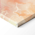 Fiery Abstract Shapes Multicolor Canvas Print