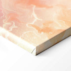 Fiery Abstract Shapes Multicolor Canvas Print