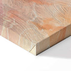 Fiery Abstract Shapes Multicolor Canvas Print