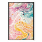 Abstract Colorful Chaos Contemporary Poster
