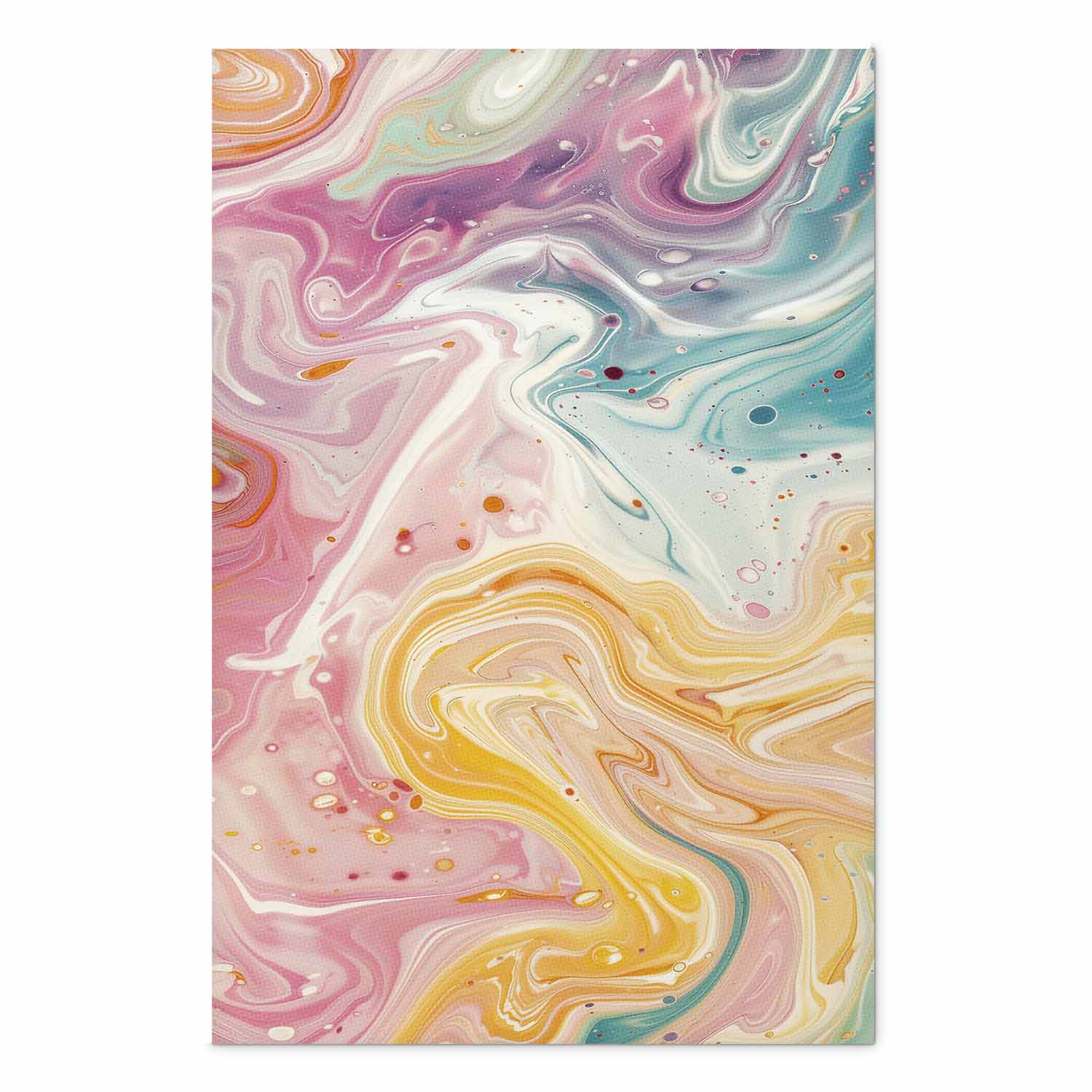 Abstract Colorful Chaos Contemporary Poster