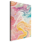 Stunning Canvas Print Featuring Colorful Dynamic Shapes