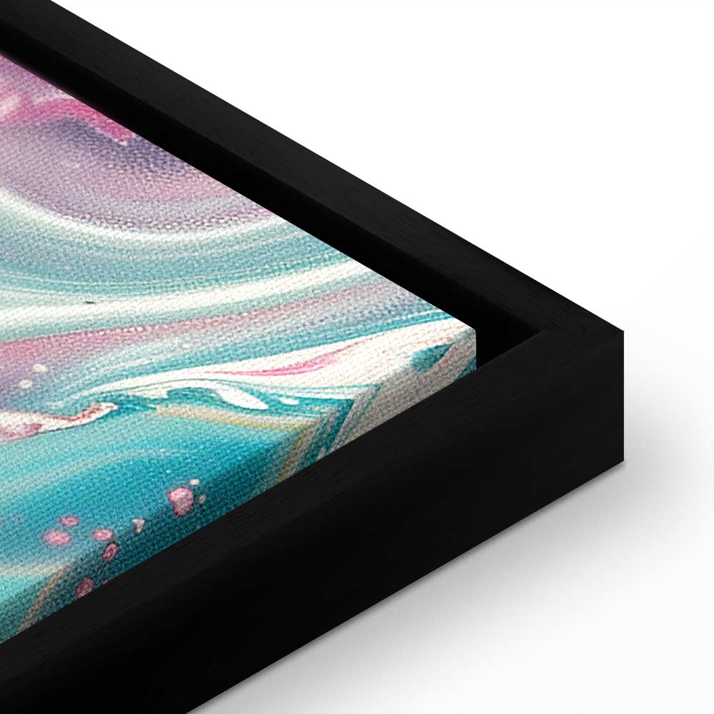 Stunning Canvas Print Featuring Colorful Dynamic Shapes