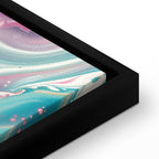 Stunning Canvas Print Featuring Colorful Dynamic Shapes