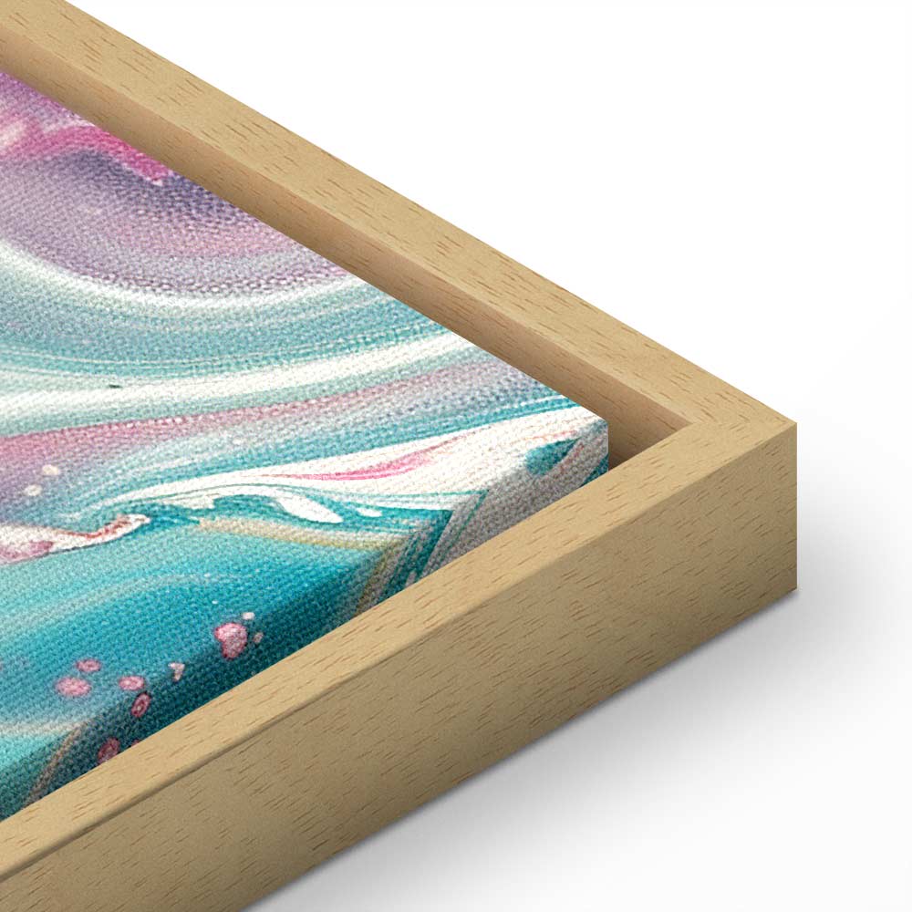 Stunning Canvas Print Featuring Colorful Dynamic Shapes