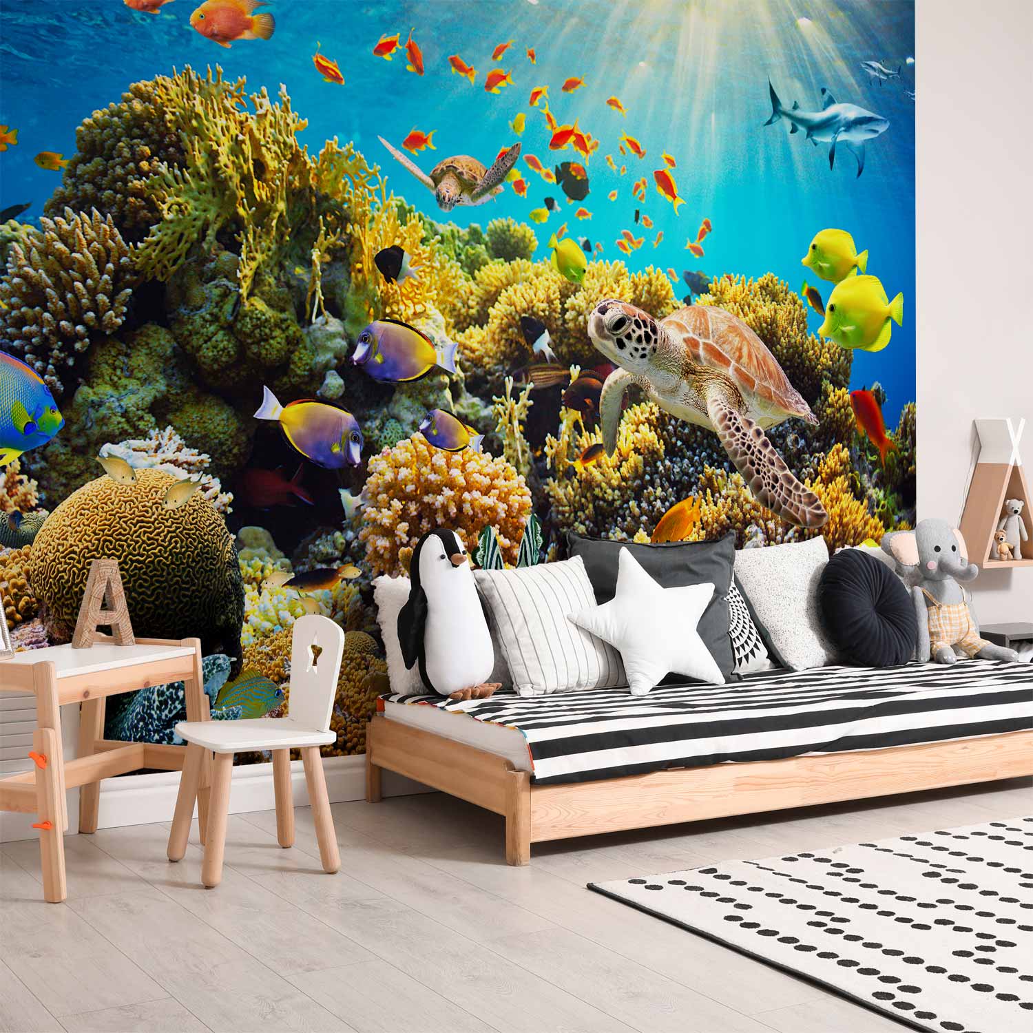 Underwater Sea Life Wall Mural