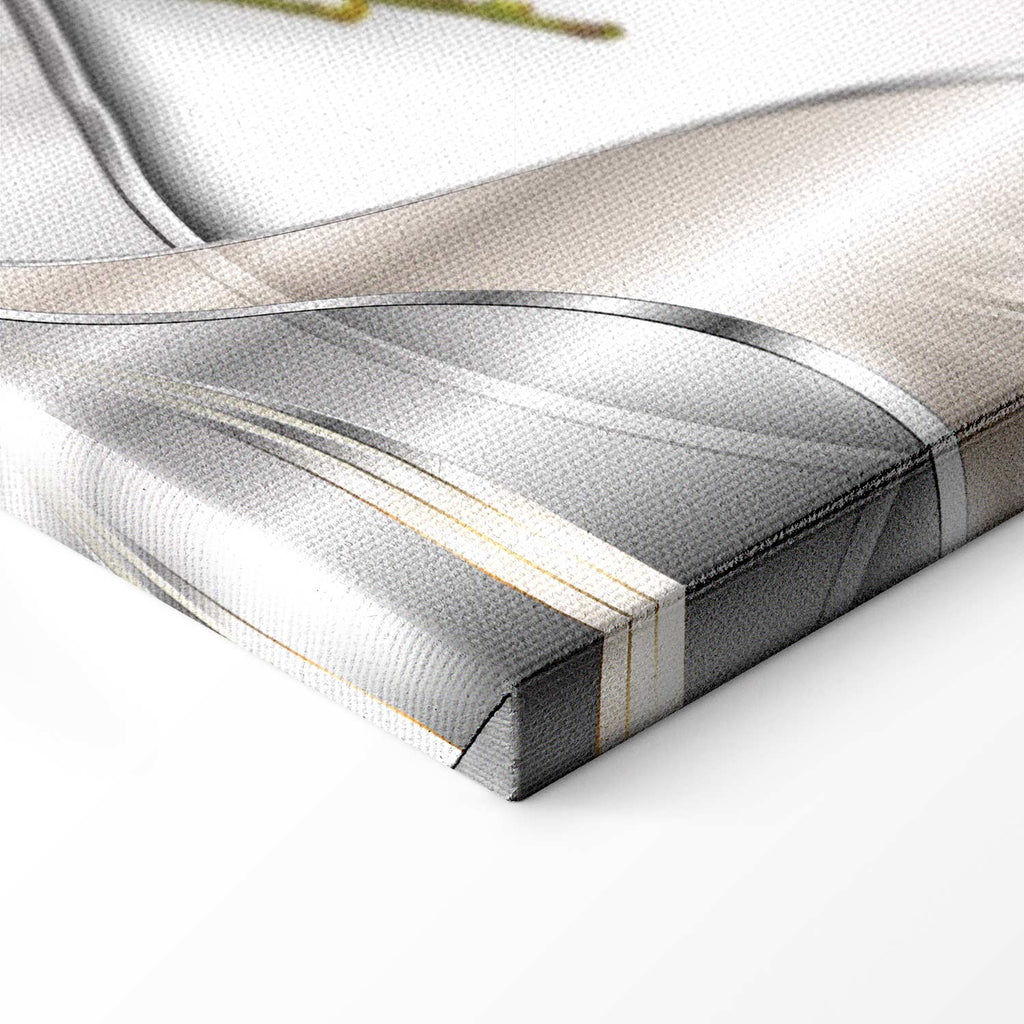 Abstract Orchid Geometric Canvas Print