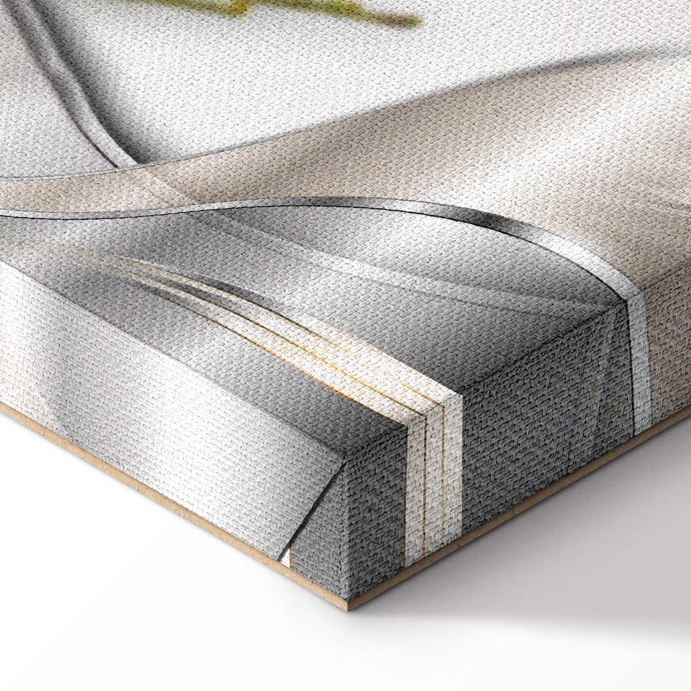 Abstract Orchid Geometric Canvas Print