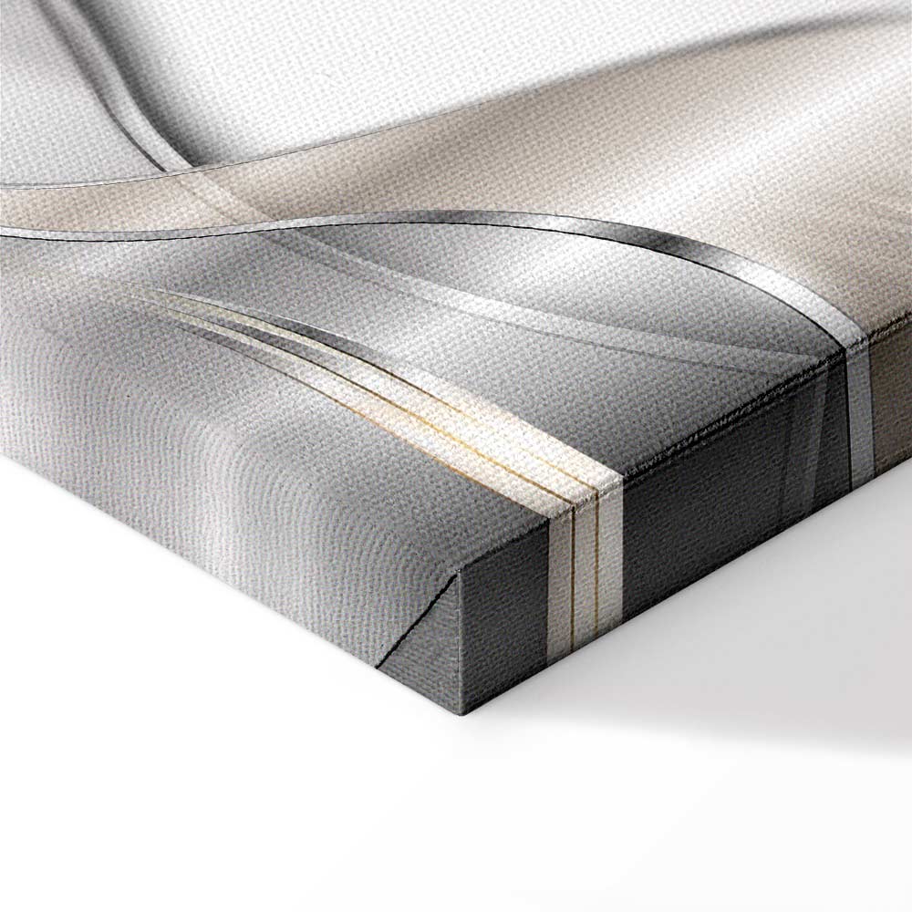 Crystalline Geometric Abstract Modern Canvas Print